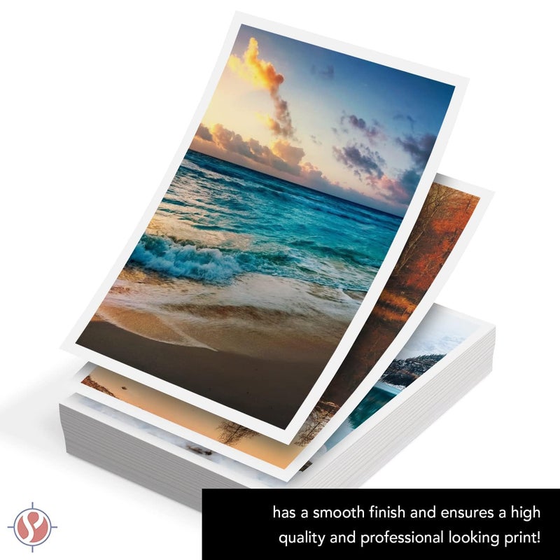 S Superfine Printing Half Letter Size Cardstock â€“ Great for Business Documents, Letters, Arts, Prints and Crafts, Printing and Writing | 8.5â€ x 5.5â€ | Bright White 65lb Cover (176gsm) Card Stock | 100 Sheets per Pack - Image 3